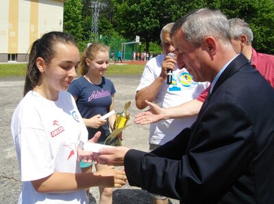 Nagrody wręczał burmistrz Jan Labus